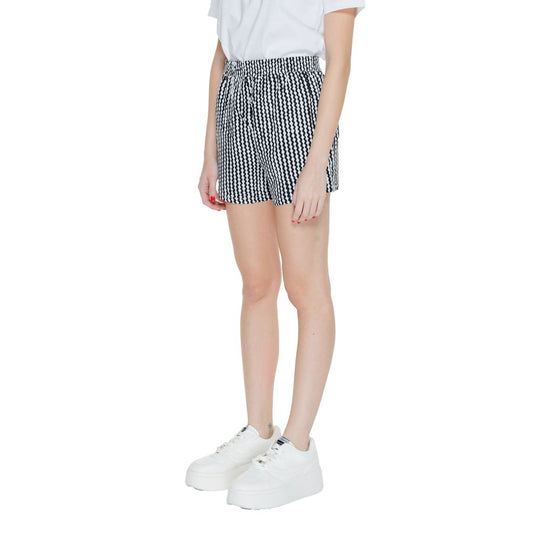 Only Schwarze Viskose-Shorts