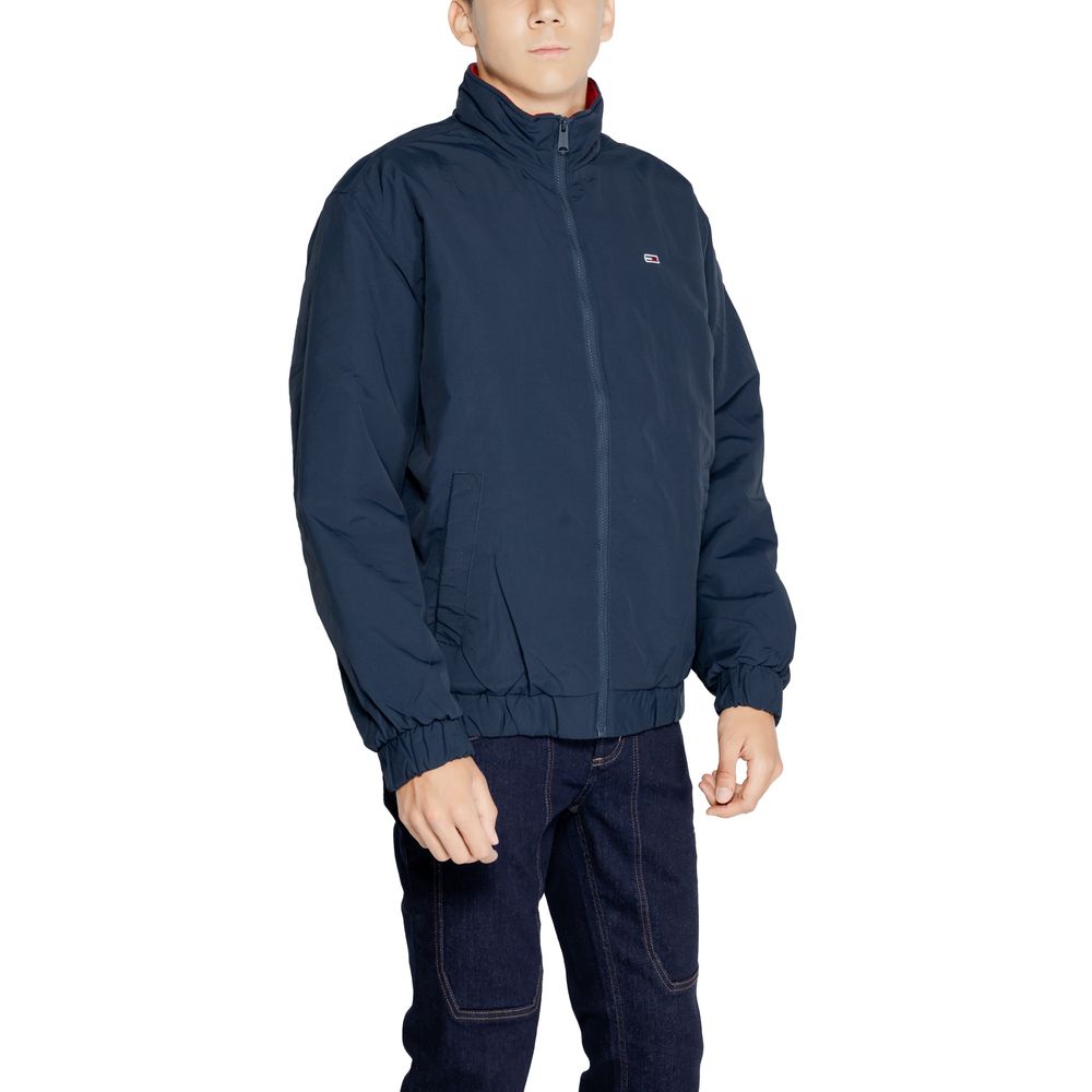 Tommy Hilfiger Jeans Blaue Polyamid-Jacken &amp