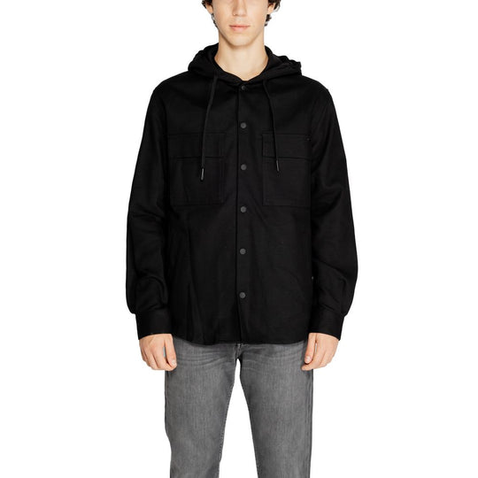 Antony Morato Schwarzes Baumwollhemd