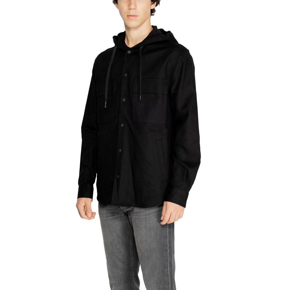 Antony Morato Schwarzes Baumwollhemd