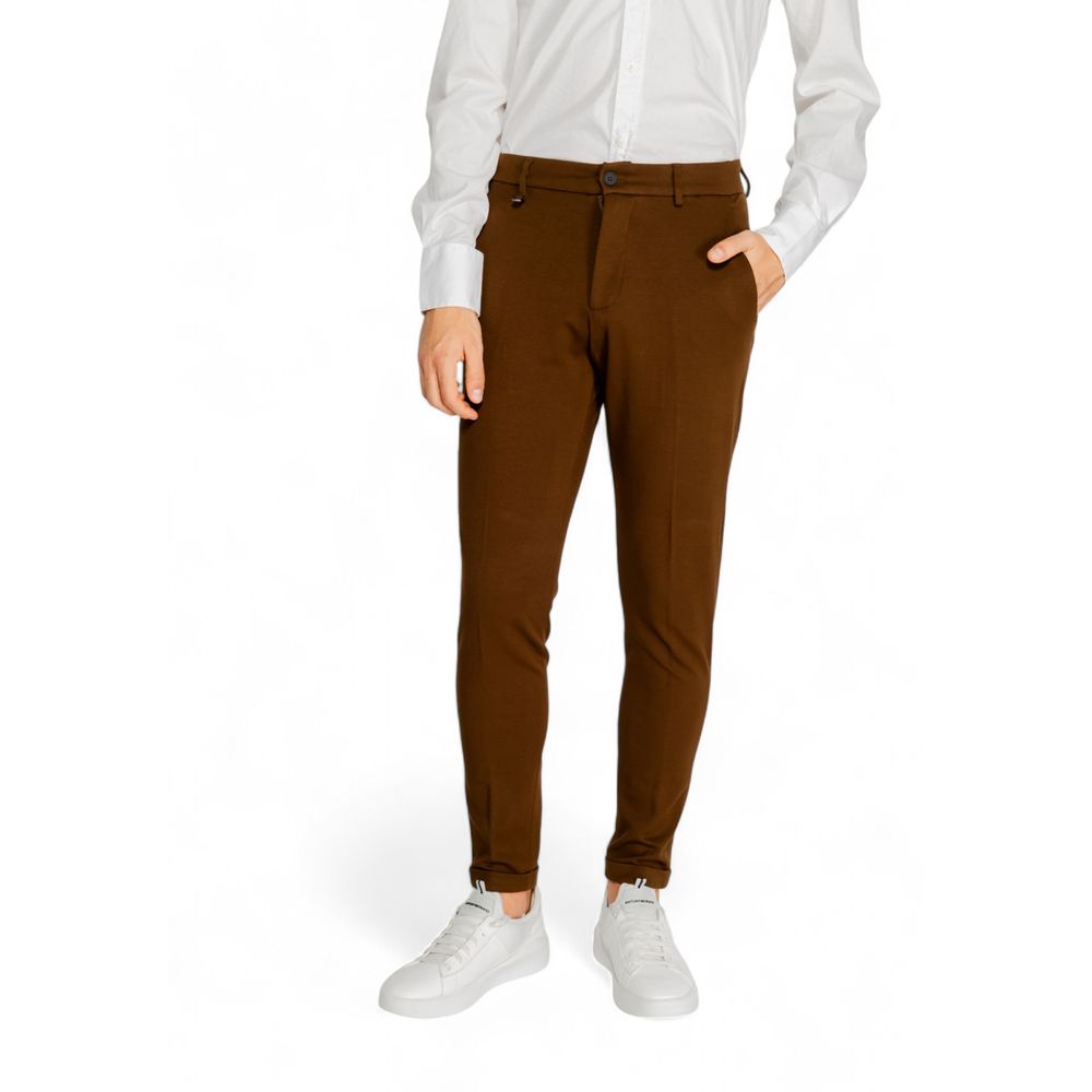 Antony Morato Brown Viscose Jeans &amp; Trousers