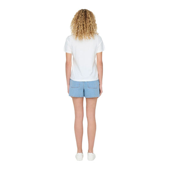 Jacqueline De Yong Weiße Baumwoll-Oberteile & T-Shirt