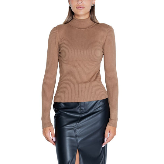 Jacqueline De Yong Braune Viskose-Oberteile & T-Shirt