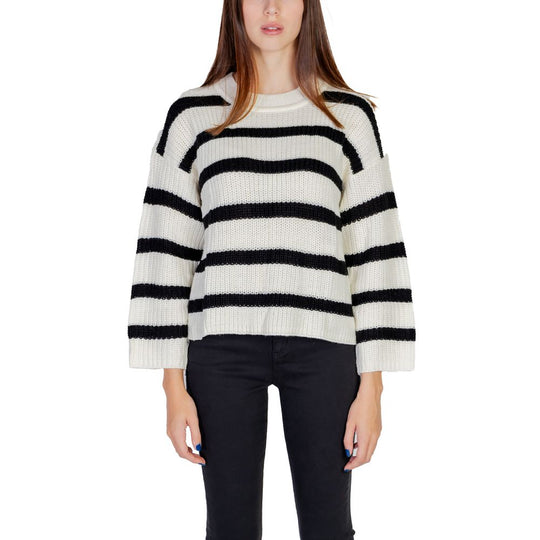 Jacqueline De Yong cream acrylic sweater