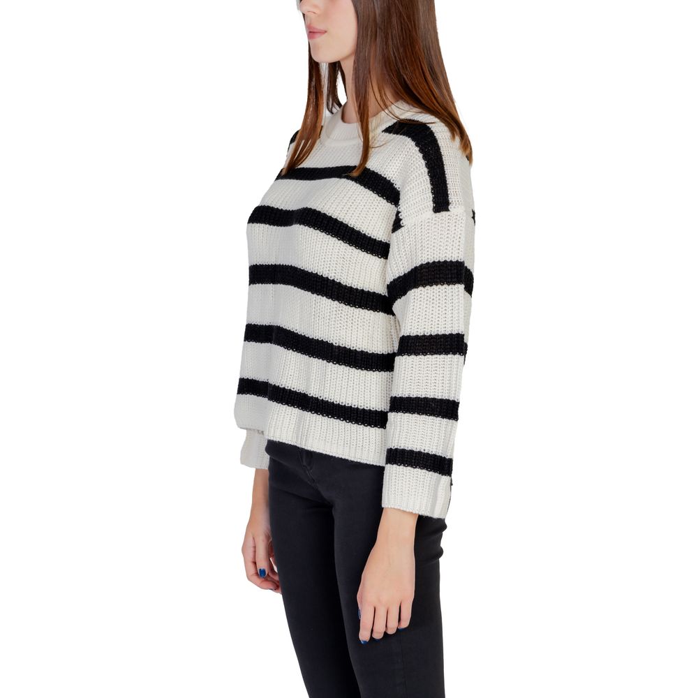 Jacqueline De Yong cream acrylic sweater