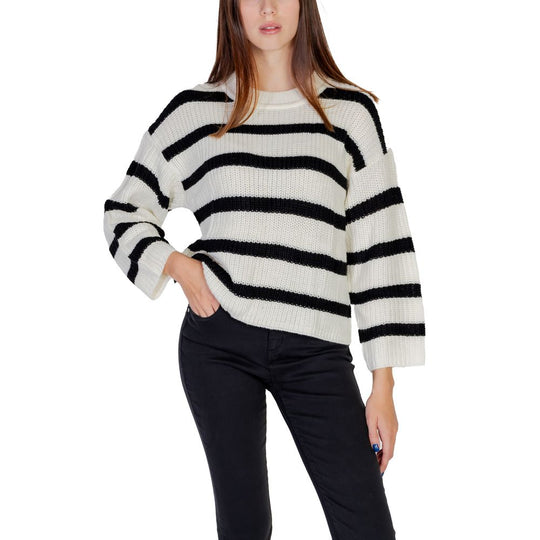 Jacqueline De Yong cream acrylic sweater