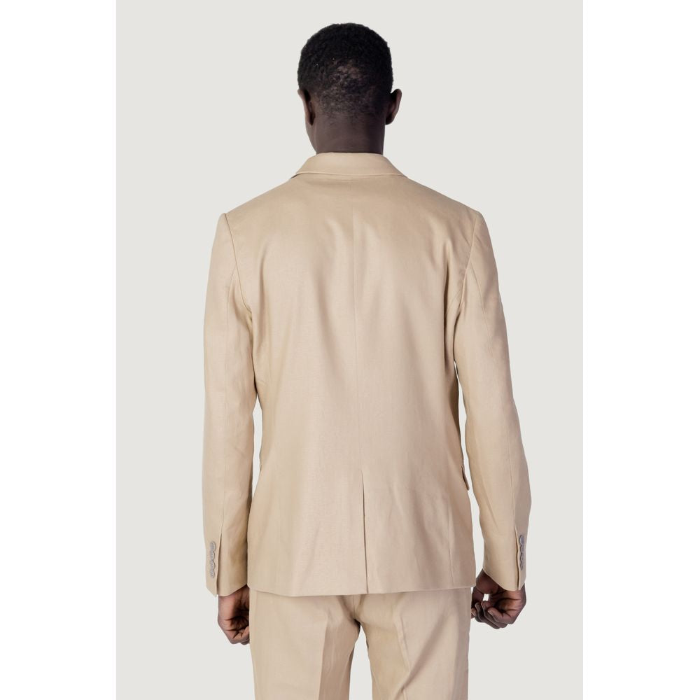 Antony Morato beige linen suit