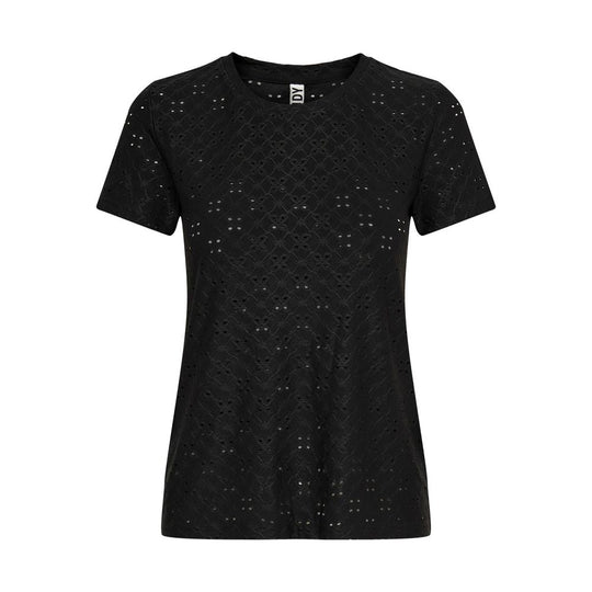 Jacqueline De Yong Schwarze Polyester-Oberteile & T-Shirt