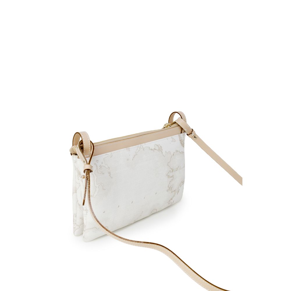 Alviero Martini Prima Classe Handtasche aus weißem Polyethylen