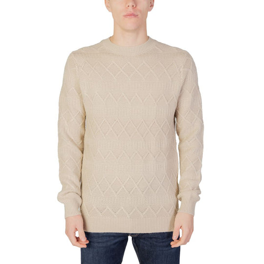 Only &amp; Sons beige acrylic sweater