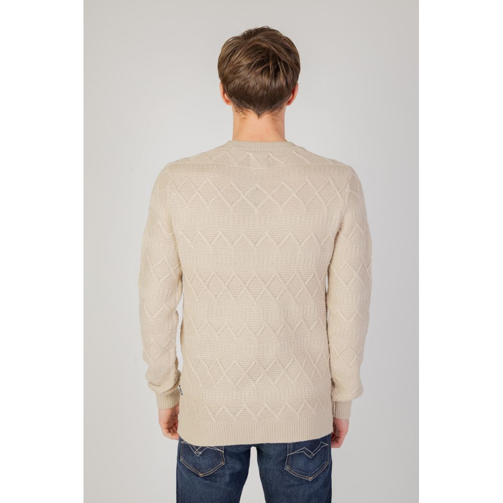 Only &amp; Sons beige acrylic sweater