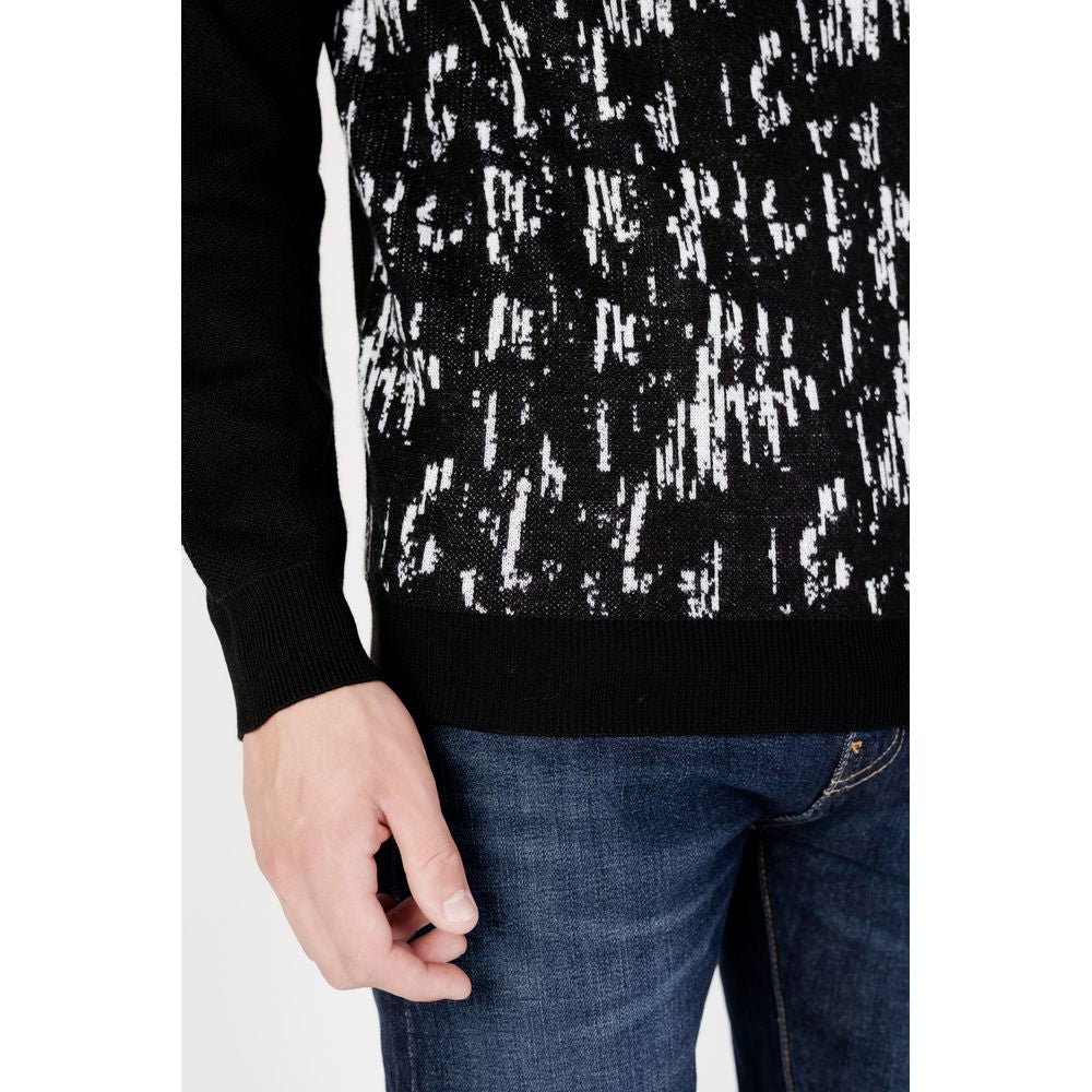 Antony Morato Schwarzer Wollpullover