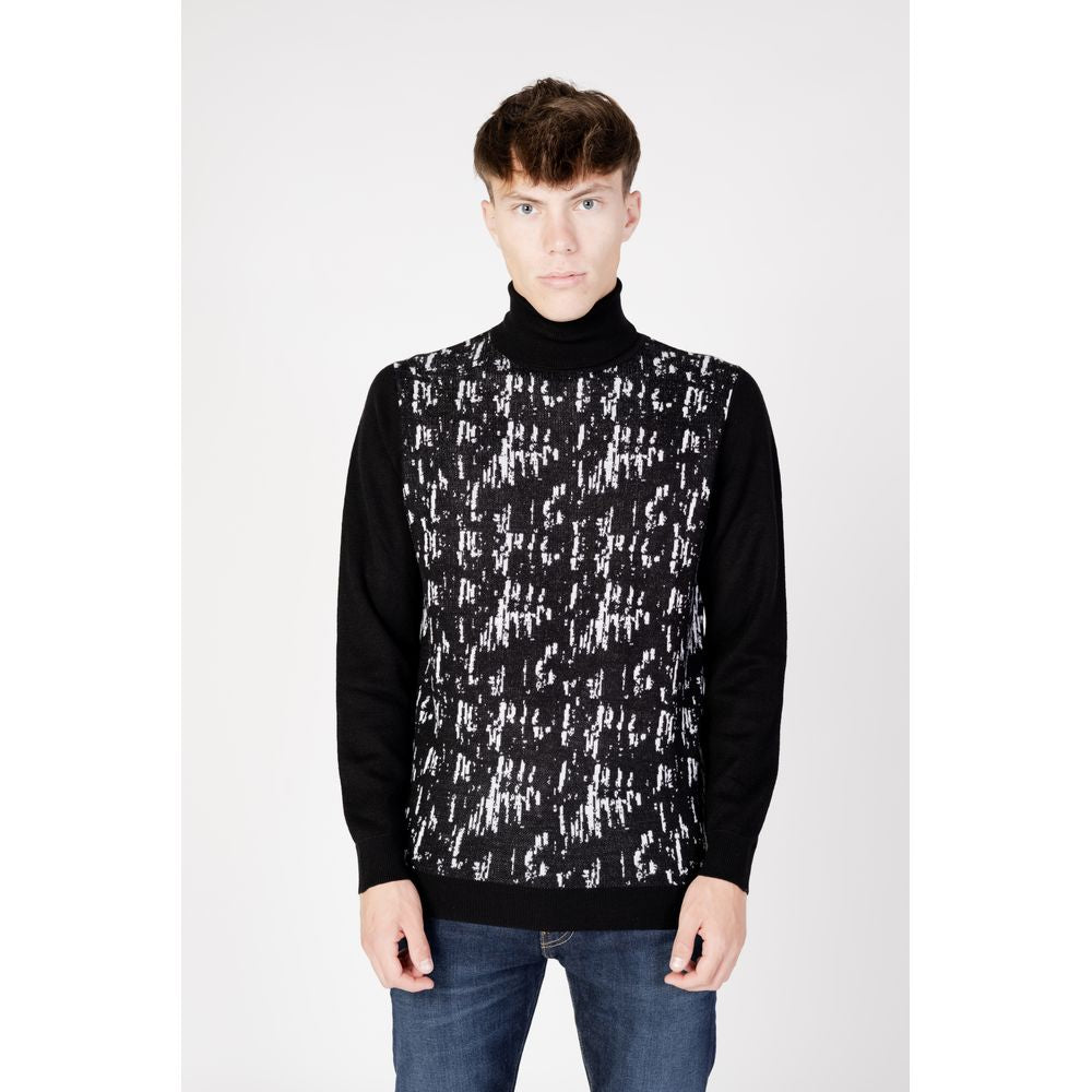 Antony Morato Schwarzer Wollpullover