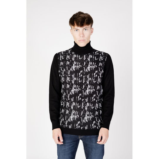 Antony Morato Schwarzer Wollpullover