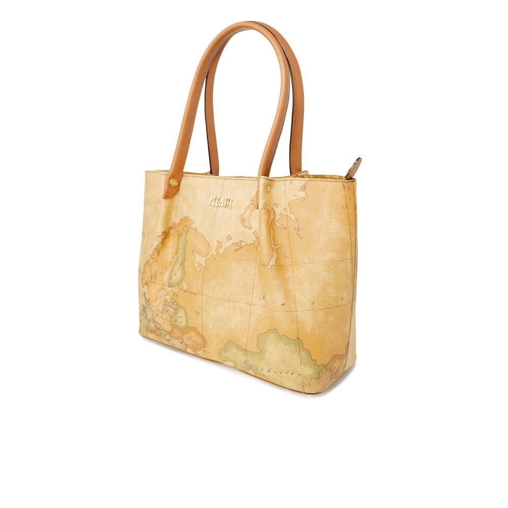 Alviero Martini Prima Classe Beige Lederhandtasche