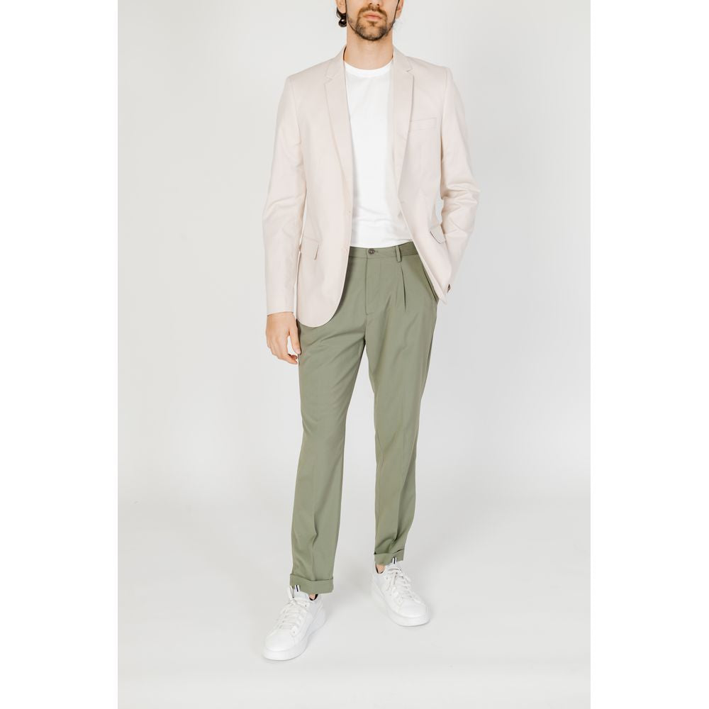 Antony Morato cream cotton suit
