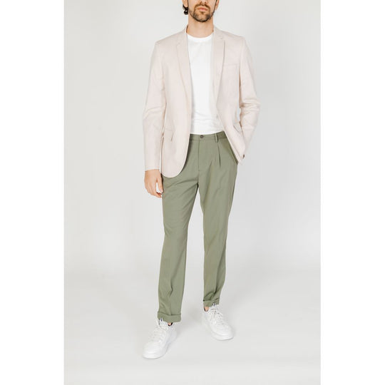 Antony Morato cream cotton suit