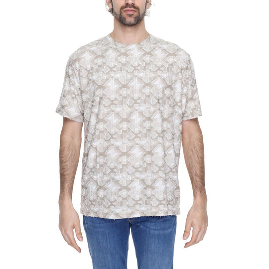 Antony Morato T-shirt in beige polyester