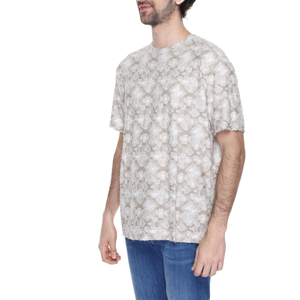 Antony Morato T-shirt in beige polyester