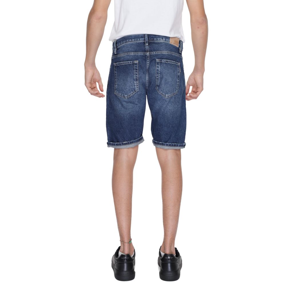 Antony Morato Blue Cotton Shorts