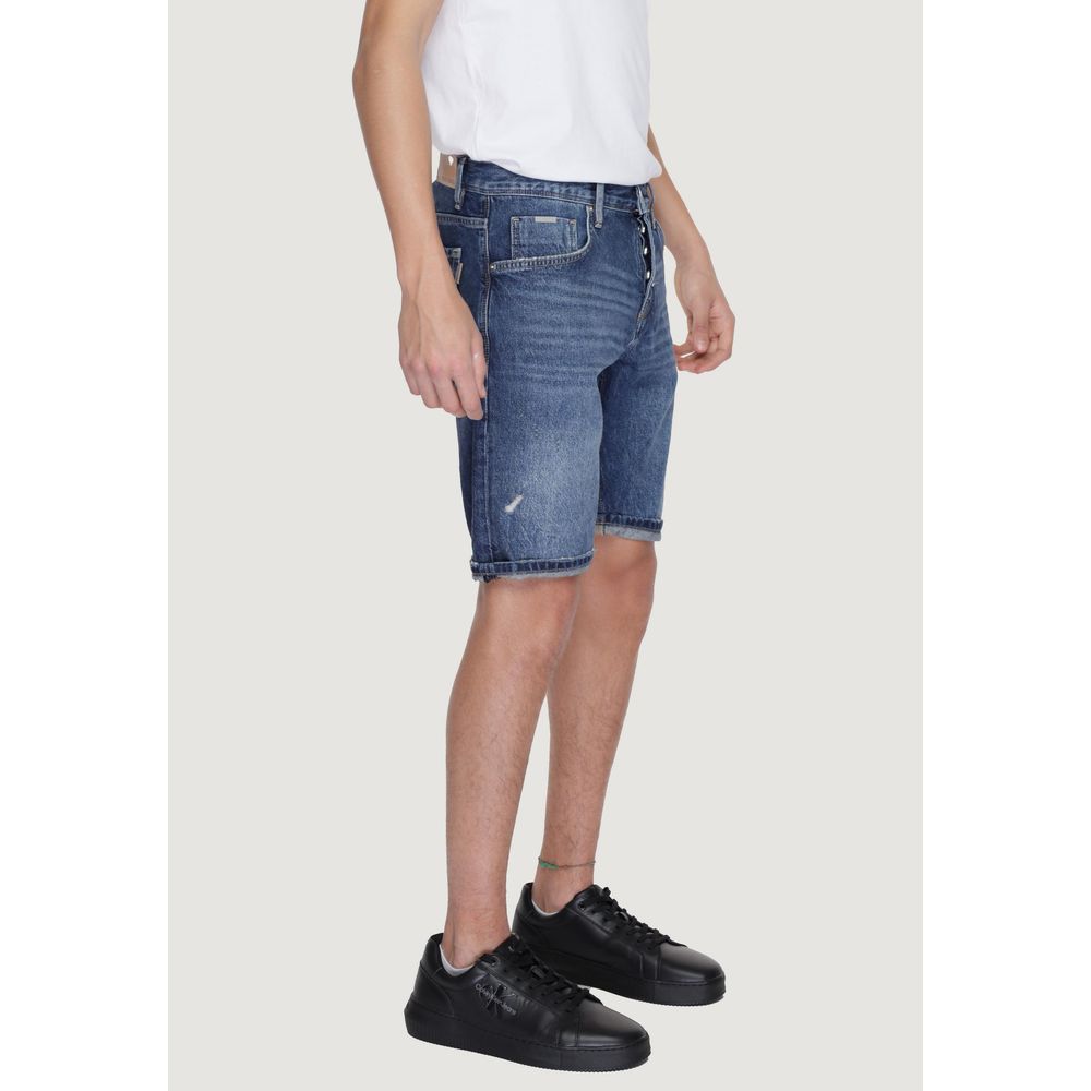 Antony Morato Blue Cotton Shorts