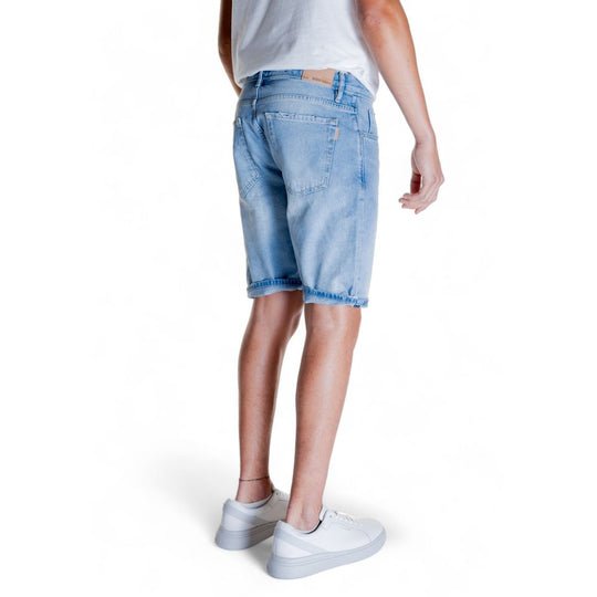 Antony Morato light blue cotton shorts
