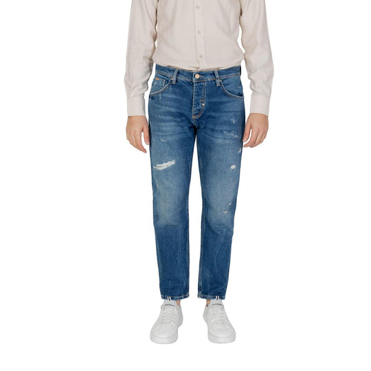 Antony Morato Blue Cotton Jeans &amp; Trousers
