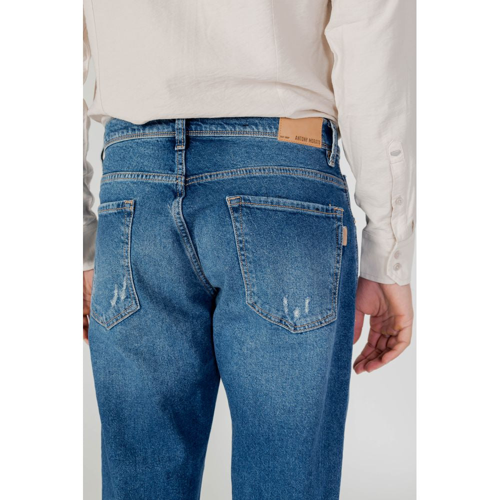 Antony Morato Blue Cotton Jeans &amp; Trousers