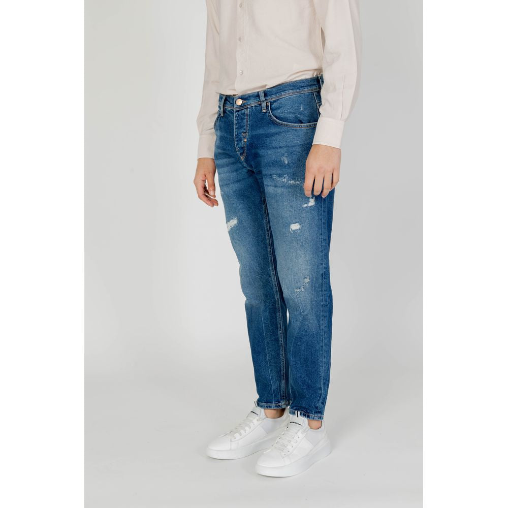 Antony Morato Blue Cotton Jeans &amp; Trousers