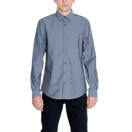 Calvin Klein Schwarzes Baumwollhemd
