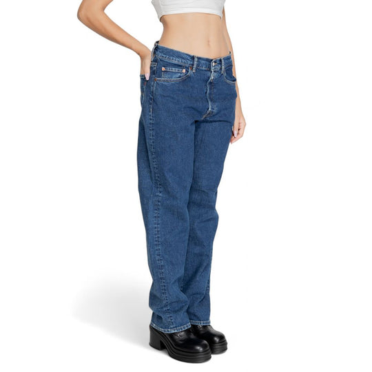 Replay Blue Cotton Jeans &amp; Pants