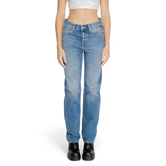 Replay Blue Cotton Jeans &amp; Pants