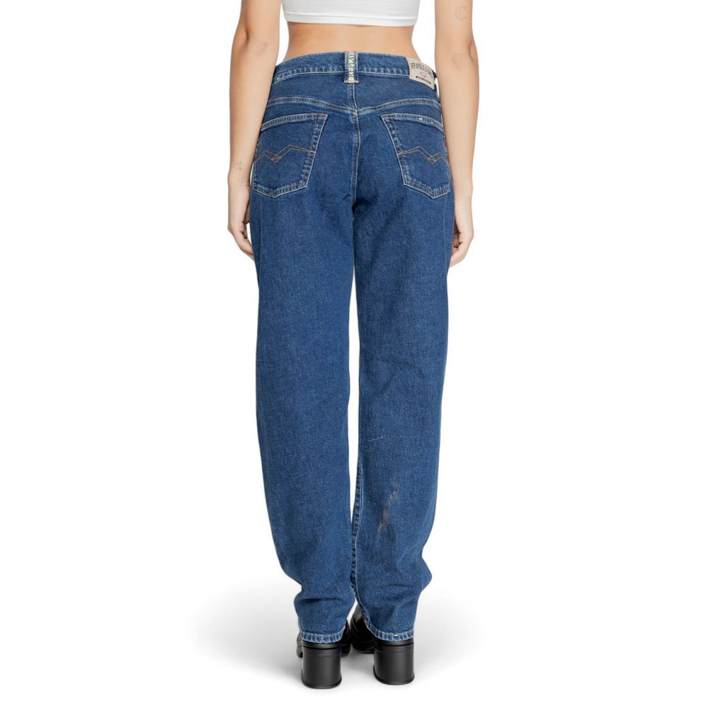 Replay Blue Cotton Jeans &amp; Pants