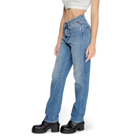 Replay Blue Cotton Jeans &amp; Pants