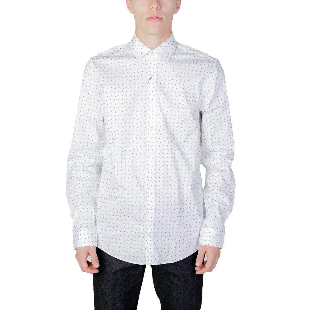 Calvin Klein Weißes Baumwollhemd - Léoré