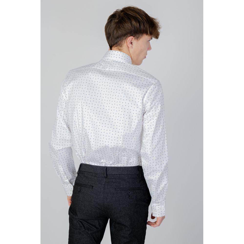 Calvin Klein Weißes Baumwollhemd - Léoré