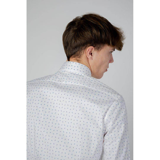 Calvin Klein Weißes Baumwollhemd - Léoré