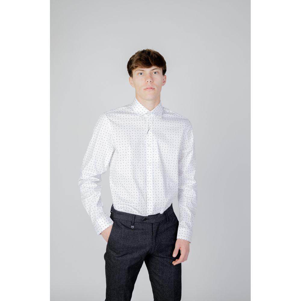 Calvin Klein Weißes Baumwollhemd - Léoré