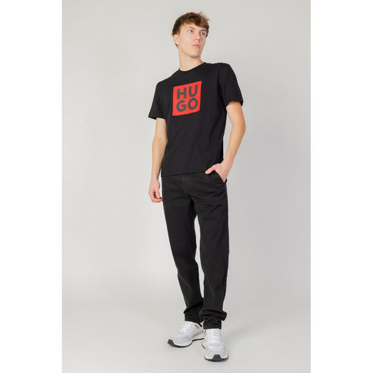 Hugo Boss Schwarze Baumwollhose