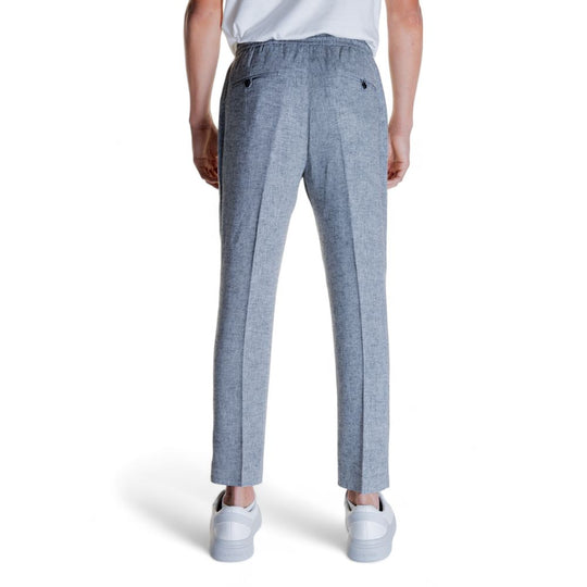 Antony Morato Black Linen Jeans &amp; Trousers