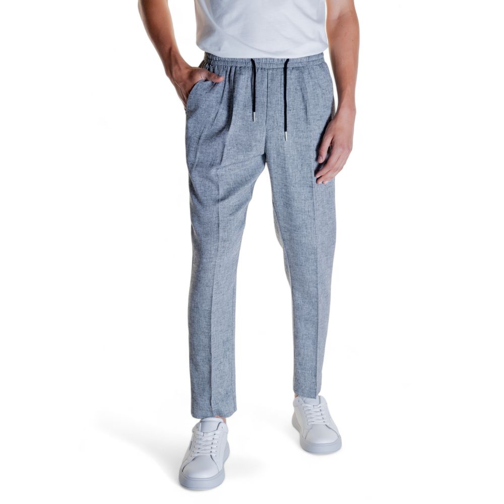 Antony Morato Black Linen Jeans &amp; Trousers