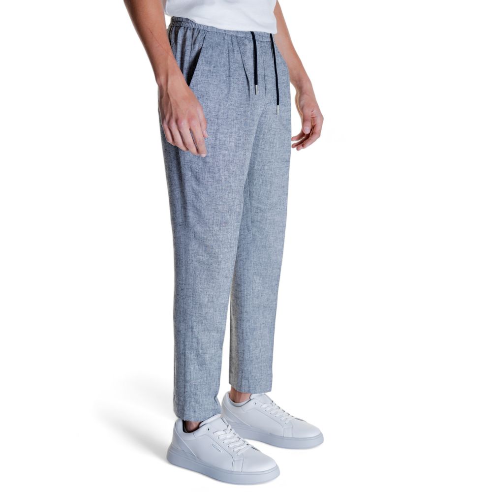 Antony Morato Black Linen Jeans &amp; Trousers