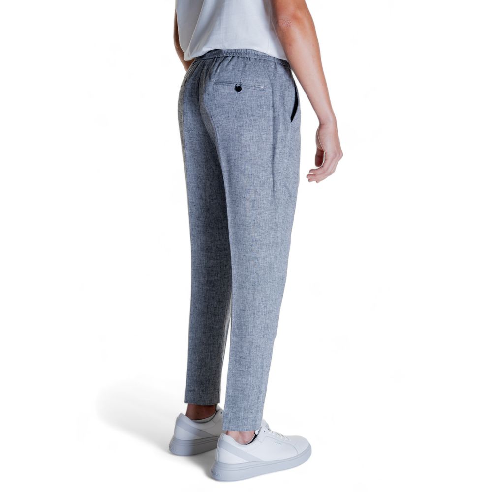 Antony Morato Black Linen Jeans &amp; Trousers
