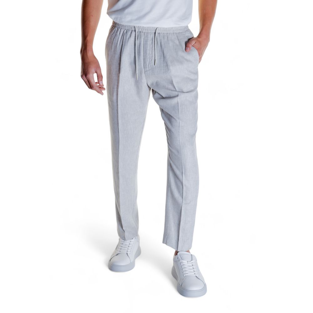 Antony Morato Beige Linen Jeans &amp; Trousers