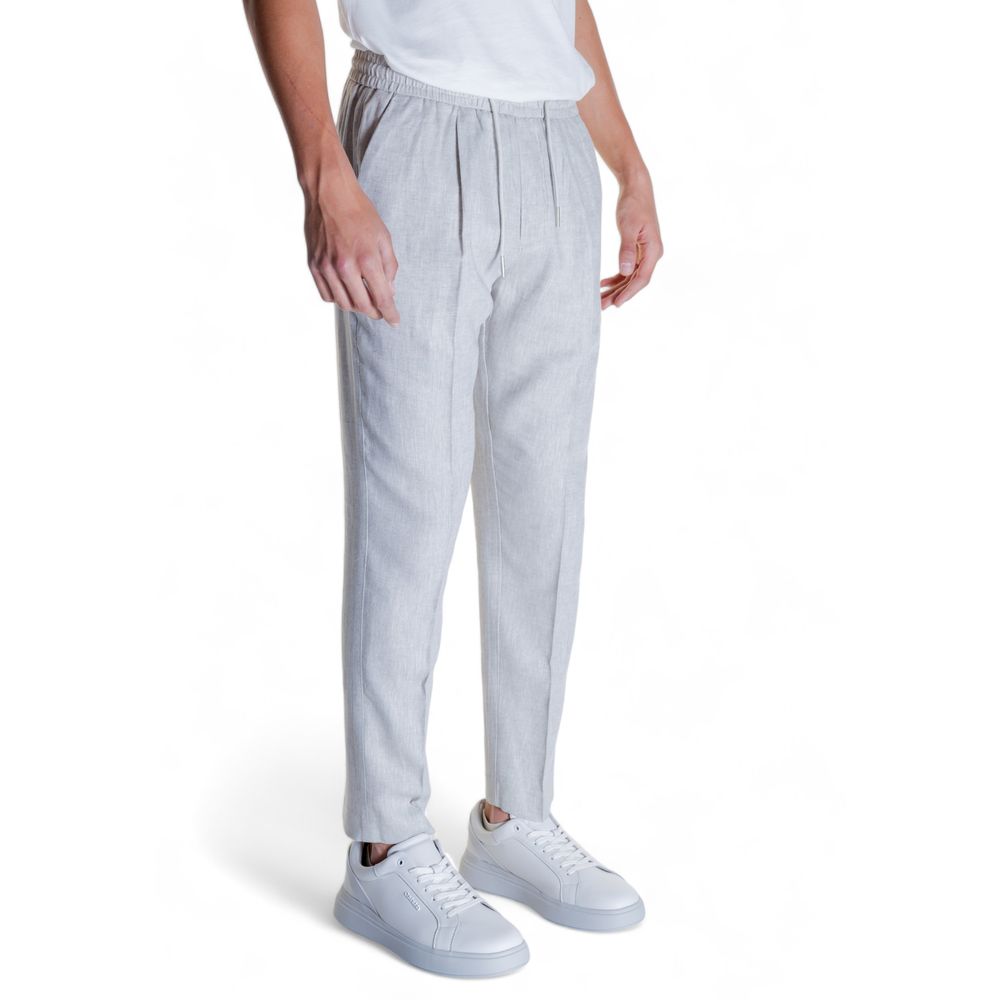 Antony Morato Beige Linen Jeans &amp; Trousers