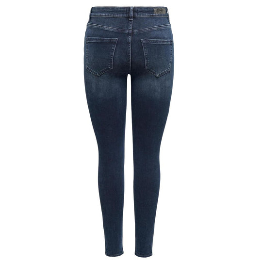 Only Blaue Baumwoll-Skinny-Jeans