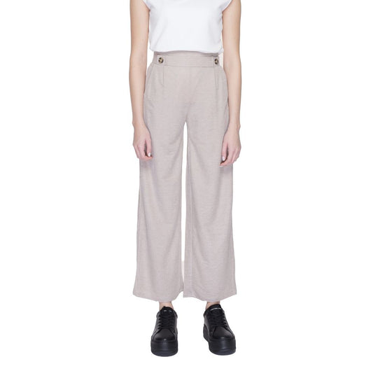 Jacqueline De Yong Graue Viskose Jeans & Hose