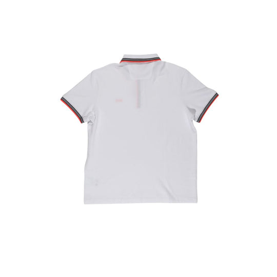 Hugo Boss Weißes Baumwoll-Poloshirt