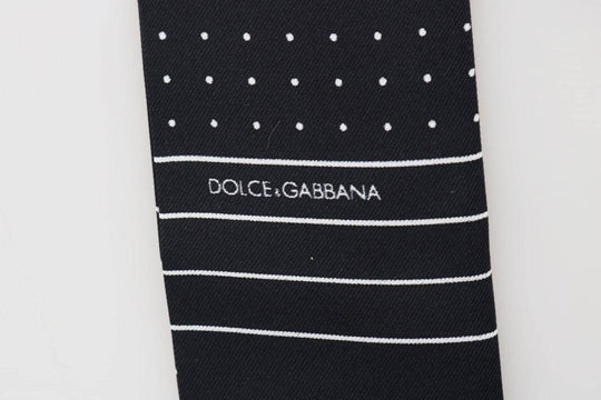 Dolce & Gabbana Elegante Seidenkrawatte Herrenschal Wrap - Léoré