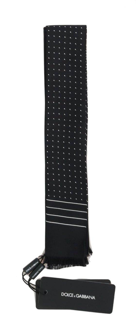 Dolce & Gabbana Elegante Seidenkrawatte Herrenschal Wrap - Léoré
